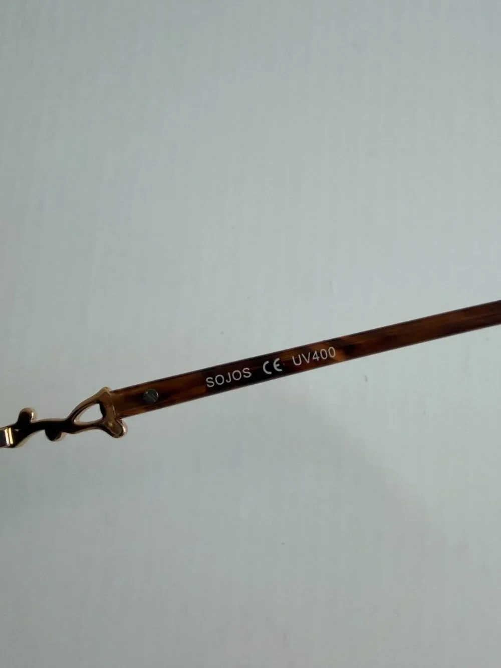 Sojos Staghorn Sunglasses SJ3103 in Gold Frame Brown Lens